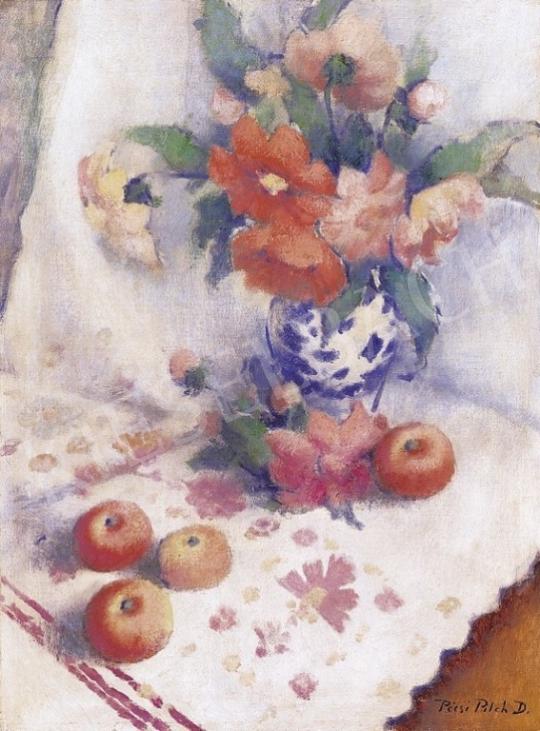 Pécsi-Pilch Dezső - Csendélet almákkal | 4. Aukció aukció / 39 tétel