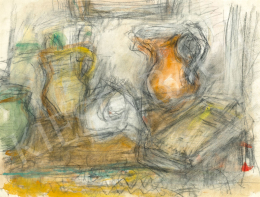  Czóbel, Béla - Still-Life with Vases 