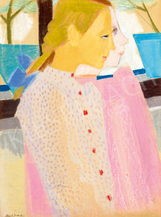 Beck, Judit (Major Tamásné, Gombosi Györgyné) - Girls of Drégelypalánk, c. 1930 | 77th Spring Auction auction / 164 Lot