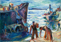  Börzsönyi Kollarits, Ferenc - On the Bank of Danube, 1930s 