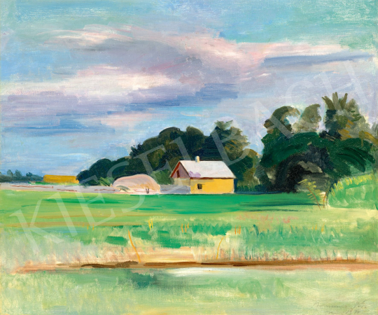  Bornemisza, Géza - Landscape of Nábrád, 1918 | 77th Spring Auction auction / 193 Lot