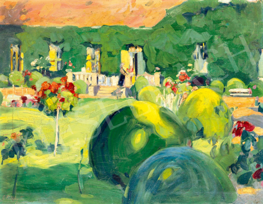Pataky, Etelka (Gidófalvi Istvánné) - Summer Garden, 1920s | 77th Spring Auction auction / 206 Lot