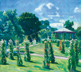  Tipary Dezső - Séta a parkban, 1921 