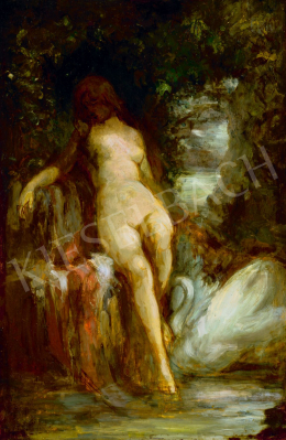 Székely Bertalan - Léda hattyúval 