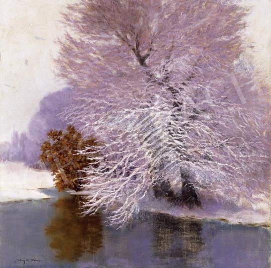 Molnár Z., János - Snowy Tree on the Lakeside | 4th Auction auction / 46 Lot