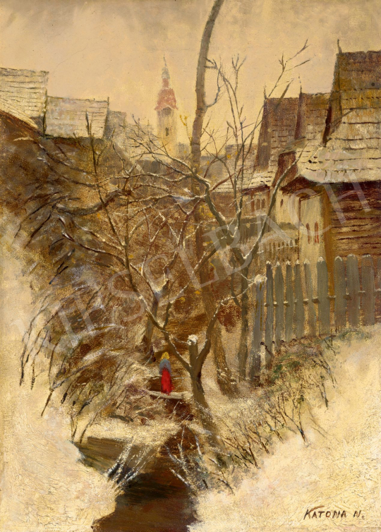 Katona, Nándor - Winter in the High Tatras (Szepesbéla - Spišská Belá) | 77. tavaszi aukció auction / 242 Lot