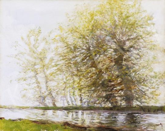  Mednyánszky, László - Trees by the Riverside | 4th Auction auction / 48 Lot