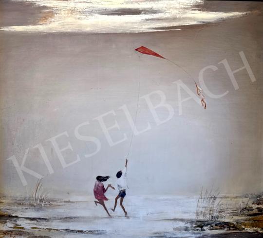  Somogyi-Soma László - Papírsárkány, 1985  festménye