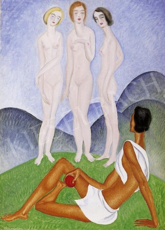 Tóth, Sándor - The Judgement of Paris (Who Shall Have the Red Apple?) | 4th Auction auction / 57 Lot