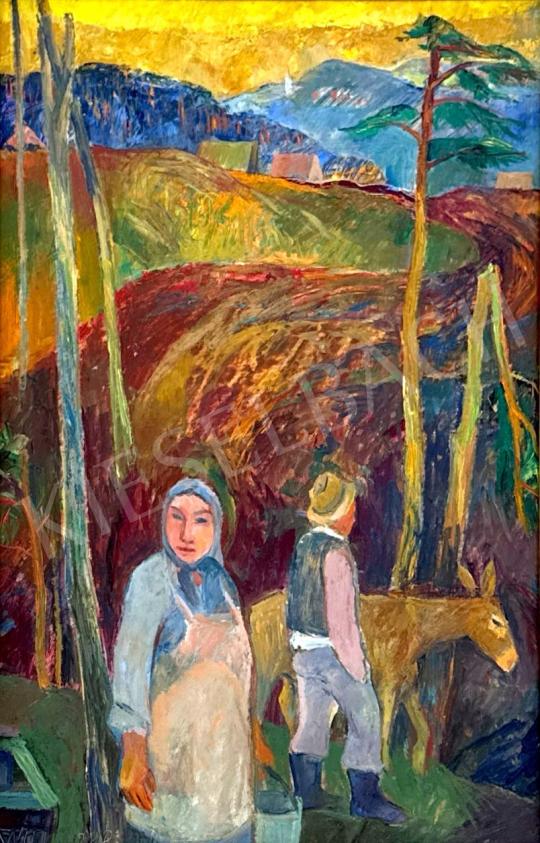  Páll Lajos - Kora ősz Erdélyben, 1998  festménye