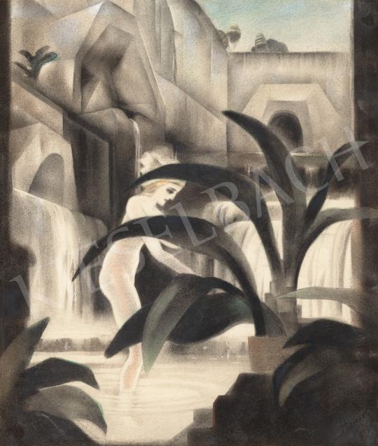 For sale Harmos, Károly - Zsuzsanna in the Bath, c. 1930 's painting
