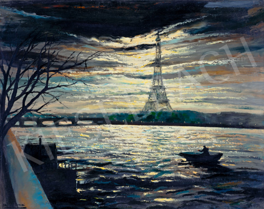  Corini, Margit - Eve at the Bank of Seine (Parisian Night) | 78. autumn auction auction / 15 Lot