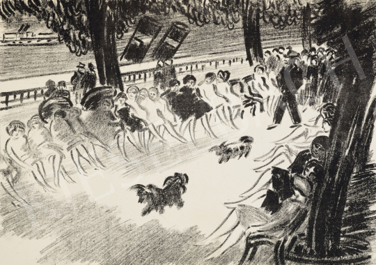  Vaszary János - Dunakorzó, 1935 körül | 78. őszi aukció aukció / 17 tétel