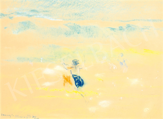  Vaszary János - Fürdőzés Alassioban (A habok közé), 1922 | 78. őszi aukció aukció / 41 tétel