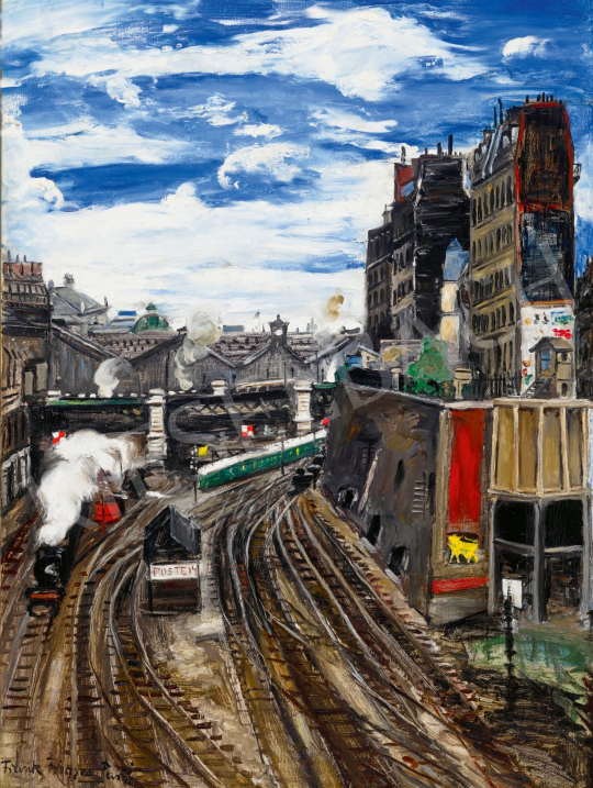  Frank, Frigyes - The Gare Saint-Lazare (Paris), 1927 | 78. autumn auction auction / 47 Lot