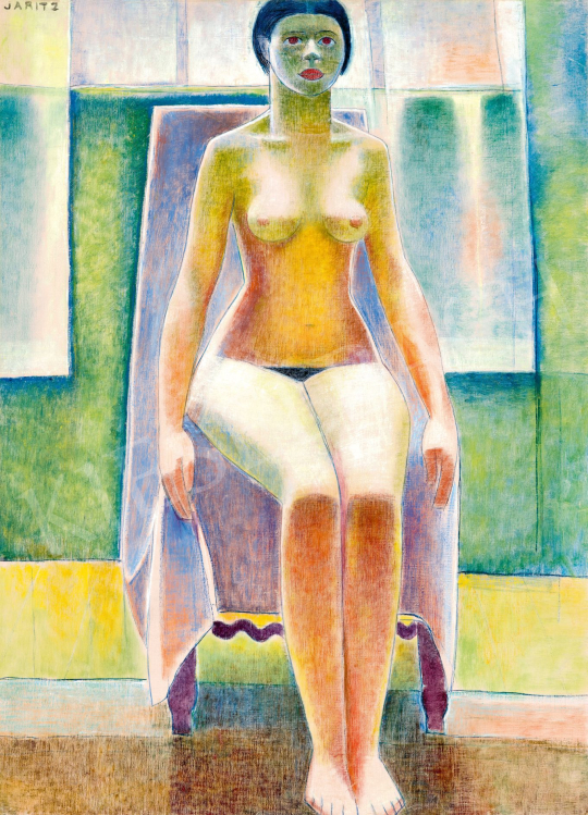 Járitz, Józsa - Model (Seated Nude in the Parisian Atelier), c. 1929 | 78. autumn auction auction / 68 Lot