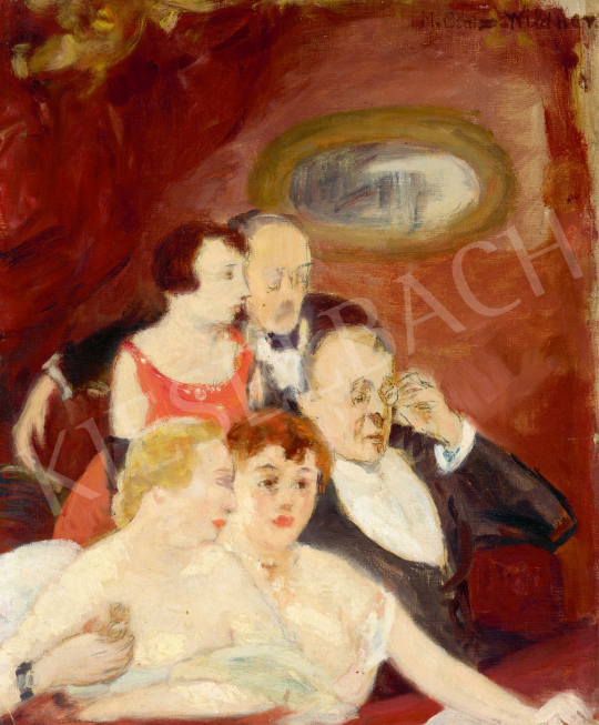  Glatzné Wildner Mária - Páholyban, 1930 körül | 78. őszi aukció aukció / 78 tétel