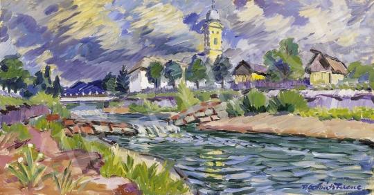 P. Kováts, Ferenc - Nagybánya Landscape | 4th Auction auction / 78 Lot
