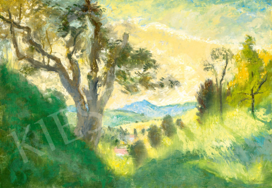  Szőnyi, István - Gleaming Lights at Zebegény, 1930s | 78. autumn auction auction / 87 Lot