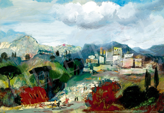  Molnár C., Pál - Italian Landscape (Romantic Journey | 78. autumn auction auction / 89 Lot