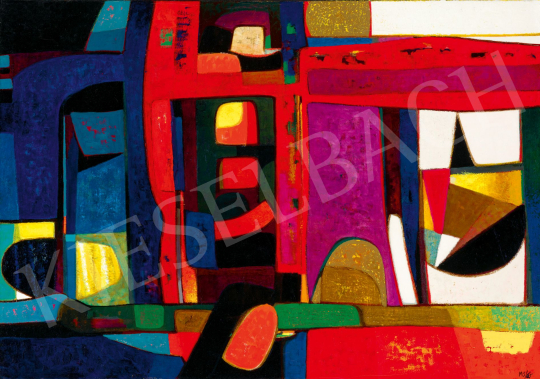  Molnár Sándor - Interieur, 1965 | 78. őszi aukció aukció / 99 tétel