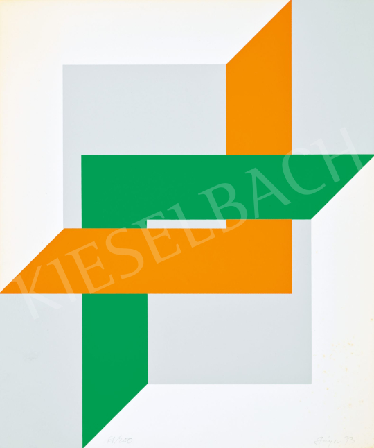  Gáyor, Tibor (Gágyor Tibor) - Folding, 1973 | 78. autumn auction auction / 105 Lot
