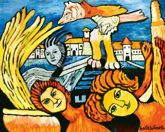  Balázs János - Álomvilág (Középkori esemény), 1973 | 78. őszi aukció aukció / 128 tétel