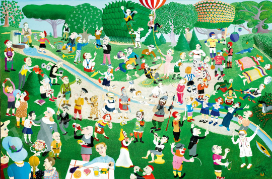  Ősi László - Boldog tudatlanság (Évzáró a nagycsoportban), 2025 | 78. őszi aukció aukció / 130 tétel