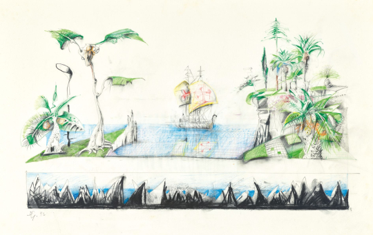  Dienes Gábor - Vitrolás egzotikus tájakon, 1993 | 78. őszi aukció aukció / 131 tétel