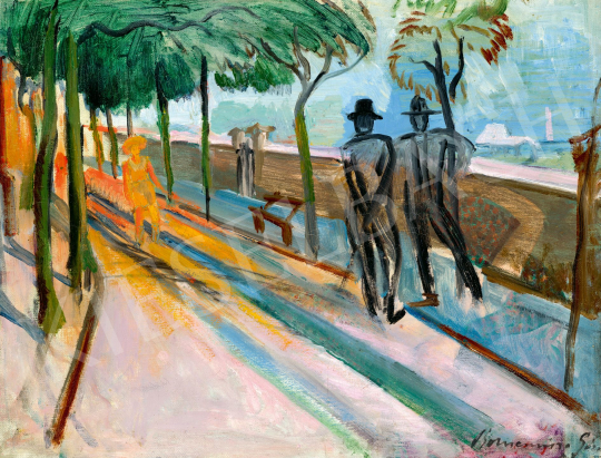  Bornemisza, Géza - Corso with Crimson Lights | 78. autumn auction auction / 170 Lot