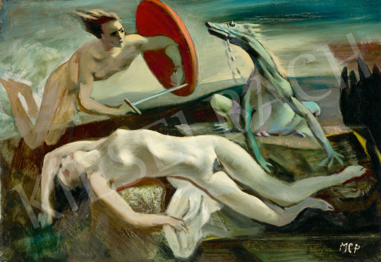  Molnár C. Pál - Az oltalmazó | 78. őszi aukció aukció / 187 tétel