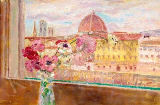  Camille, Roche - View from the Window (View of Florence), 1919 | 78. autumn auction auction / 194 Lot