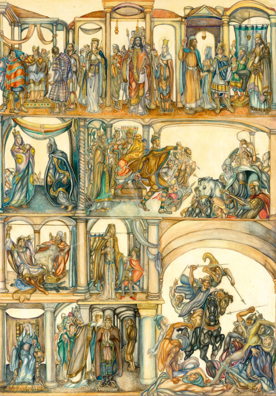  Batthyány, Gyula - Scenes from the Life of the Emperor, 1940s | 78. autumn auction auction / 198 Lot
