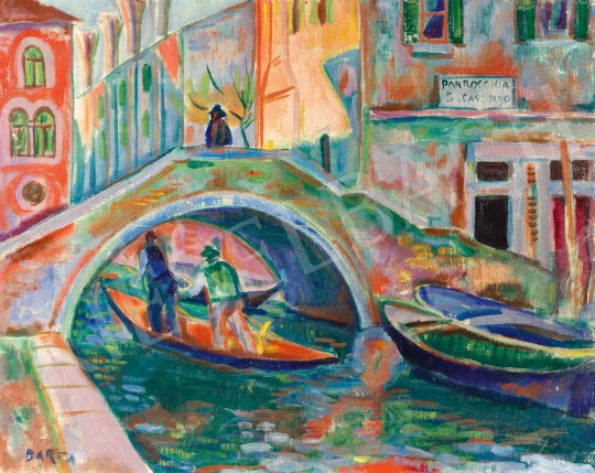  Barta László - Nyár Velencében, 1930-as évek | 78. őszi aukció aukció / 199 tétel