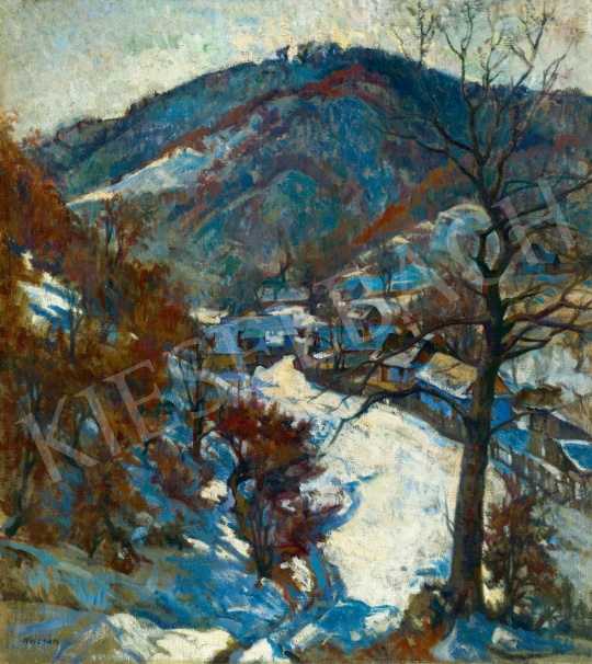 Krizsán János - Télutó Nagybányán, 1931 körül | 78. őszi aukció aukció / 211 tétel