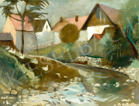  Szőnyi, István - Stream at Zebegény, c. 1931 | 78. autumn auction auction / 217 Lot