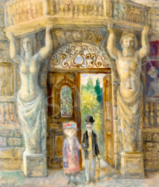  Szabó Vladimir - Az élet (Nyitott kapu), 1975 | 78. őszi aukció aukció / 224 tétel