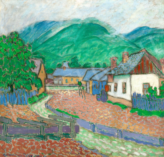 Boromisza Tibor - Nagybányai patak, 1909 és Téli látkép, 1908 körül | 79. téli aukció aukció / 27 tétel