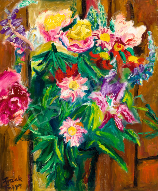  Frank Frigyes - Rózsaszínek és lilák | 79. téli aukció aukció / 76 tétel