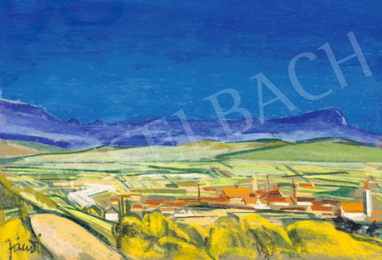  Jándi, Dávid - Small Town under a Blue Sky | 79th Winter Auction auction / 88 Lot