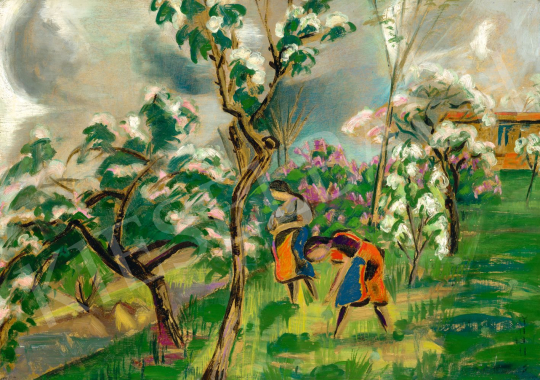 Boromisza Tibor - Tavaszi virágzás Szentendrén, 1925  | 79. téli aukció aukció / 108 tétel