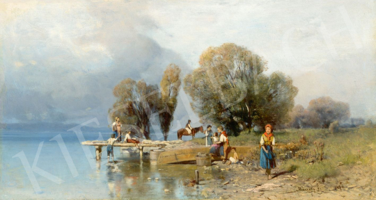 Mészöly, Géza - Shore of Lake Balaton, 1876 | 79th Winter Auction auction / 113 Lot