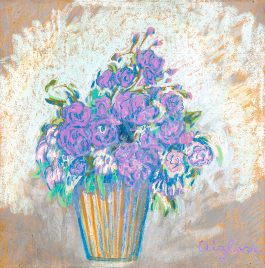 Sassy Attila - Tavaszi virágok, 1920-as évek | 79. téli aukció aukció / 124 tétel