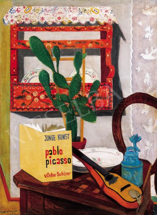  Vörös, Géza - Still - lIfe with a Picasso Book | 22. Auction auction / 85 Lot