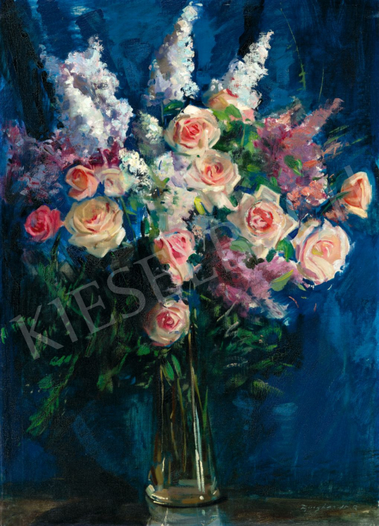 Burghardt, Rezső - Spring Flower in a Glass Vase | 79th Winter Auction auction / 143 Lot