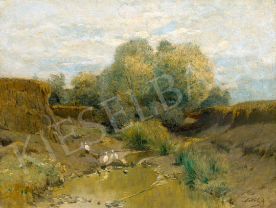 Mészöly, Géza - Springtime Plein-air | 79th Winter Auction auction / 158 Lot