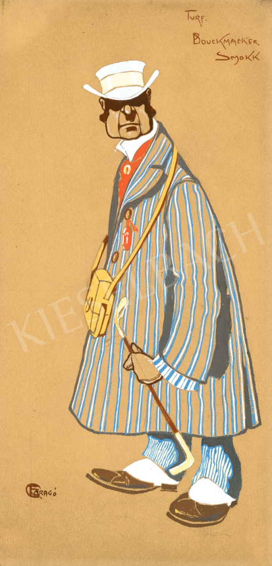  Faragó, Géza - Bookmaker (At the Horse Races) | 79th Winter Auction auction / 178 Lot