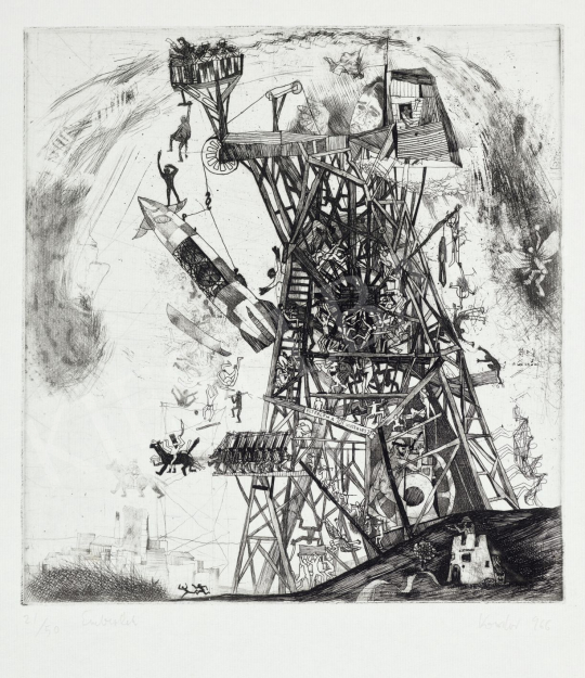 Kondor, Béla - Rocket Launching Structure, 1966 | 79th Winter Auction auction / 188 Lot