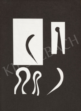  Korniss Dezső - Ritmus (A Dereglye utcai OTP ház sgraffito terve), 1954 