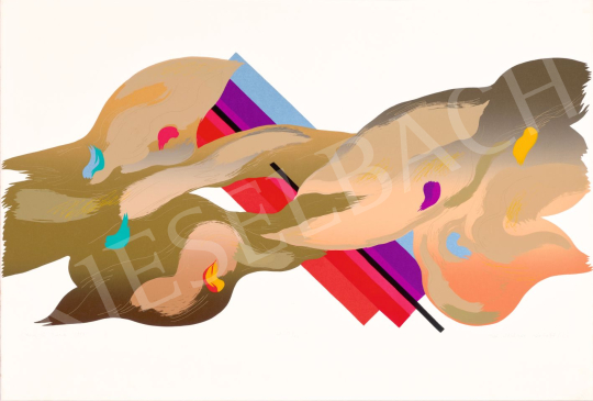  Keserü, Ilona - Composition, 1989 | 79th Winter Auction auction / 193 Lot